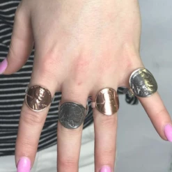 Gypsy Waltz Jewelry The Tatum Penny Rings