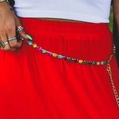 Gypsy Waltz Estelline Rhinestone Belt In Multicolor 23 Gypsy Waltz Estelline Rhinestone Belt In Multicolor