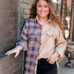 Gypsy Waltz Noonday Plaid Shacket Top Clothing