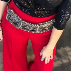 Cemi Ceri Clothing The Ector Pants In Red (S-3X)