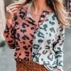 Rousseau Solis Leopard Print Top