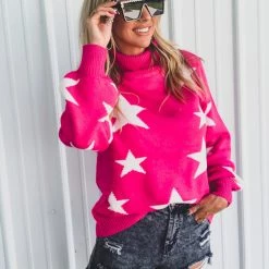 Gypsy Waltz The Marshall Sweater In Pink