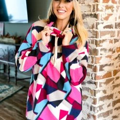 P & Rose Clearance The Geronimo Pullover In Pink - FINAL SALE