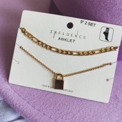 Bosuk Jewelry Chester Lock Anklet