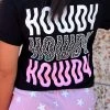 Gypsy Waltz Horseshoe Bay Howdy Tee (S-2X) New