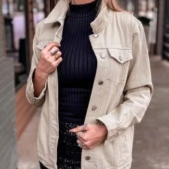 Fantastic Fawn Smiley Jacket In Tan