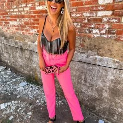 Gypsy Waltz New Alvarado Pants In Pink