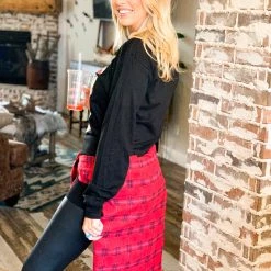 La Mel Clearance The Alamo Flannel In Fire Red - FINAL SALE 9 La Mel Clearance The Alamo Flannel In Fire Red - FINAL SALE