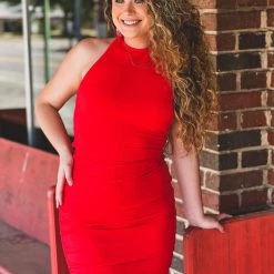 Gypsy Waltz Riesel Dress In Red New