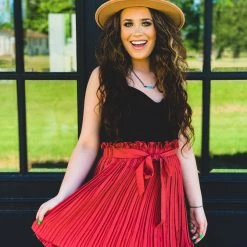 O Fashion The Tornillo Skirt In Rust Clothing