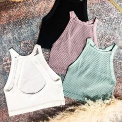 Gypsy Waltz San Benito Halter Neck Crop Top (4 Colors) Clothing