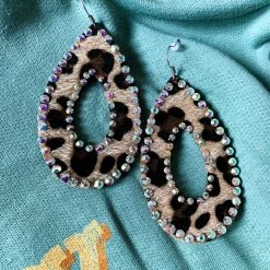 Gypsy Waltz Marion Leopard Earrings Jewelry