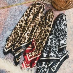 Cap Zone SCREENBUSTER Wild Rag Head Scarf In LEOPARD Print