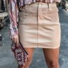 Gypsy Waltz Smithville Skirt In Camel