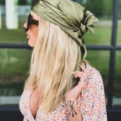 Cap Zone Special Daily Deals SCREENBUSTER Wild Rag Head Scarf In Olive