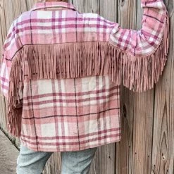 Fantastic Fawn The Spur Fringe Shacket Clothing