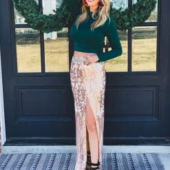 L & B The Sterling City Skrt In Rose Gold