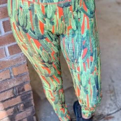 L&B Domino Leggins In Cactus - FINAL SALE Clearance