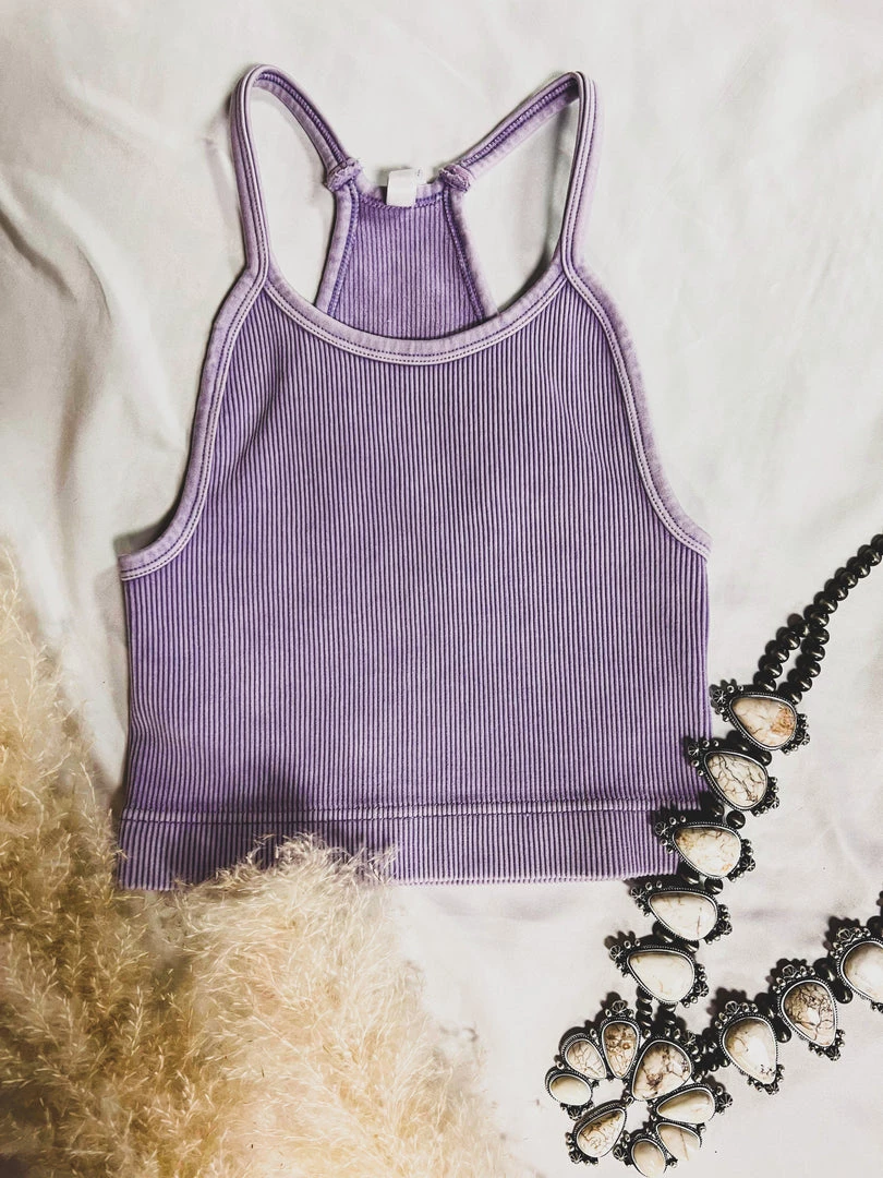 Zenana Clothing Wylie Brami Crop Top In Lavender 3 Zenana Clothing Wylie Brami Crop Top In Lavender