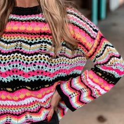 Miss Sparkling The Pharr Top In Pink