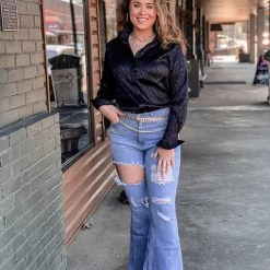 Gypsy Waltz Salado Top In Black