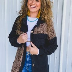 Lovely Melody The Bullard Leopard Shacket (S-3X)