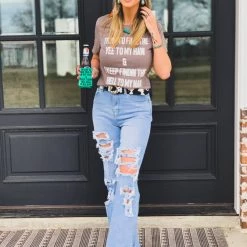 Gypsy Waltz New Owl Ranch Distressed Pants 24 Gypsy Waltz New Owl Ranch Distressed Pants