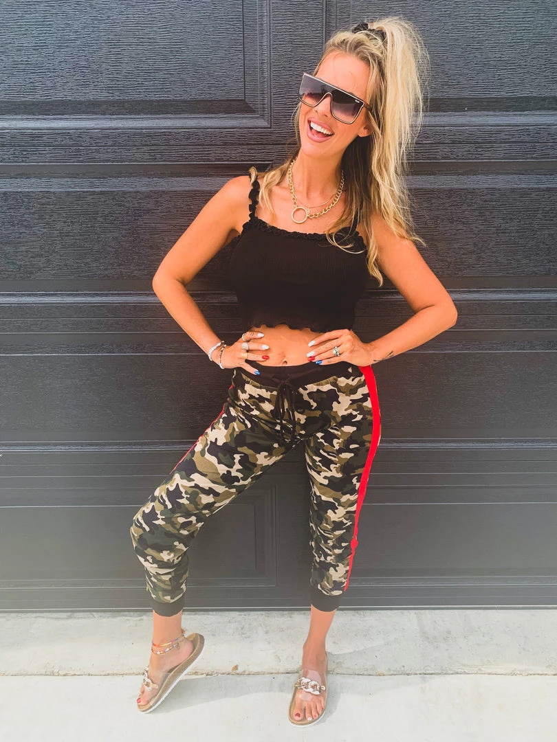 Heart And Hips Clearance The Palmview Tank Topp In Black 4 Heart And Hips Clearance The Palmview Tank Topp In Black