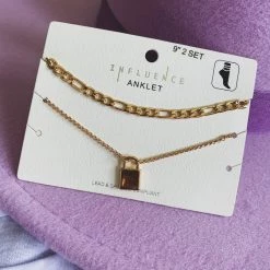 Bosuk Jewelry Chester Lock Anklet
