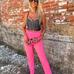 Gypsy Waltz New La Ward Rhinestone Black Leather Crop Top