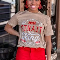 Gypsy Waltz Clothing Poteet Strait From The King Tee (S-2X)