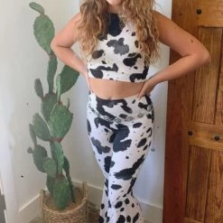 Phil Love Clothing The Annetta Two Piece Set In Black