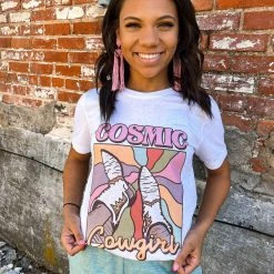 Gypsy Waltz Corral City Cosmic Cowgirl Tee (S-2X) New