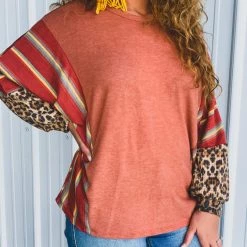 Lovely Melody Clearance The Tulia Topp In Rust 12 Lovely Melody Clearance The Tulia Topp In Rust