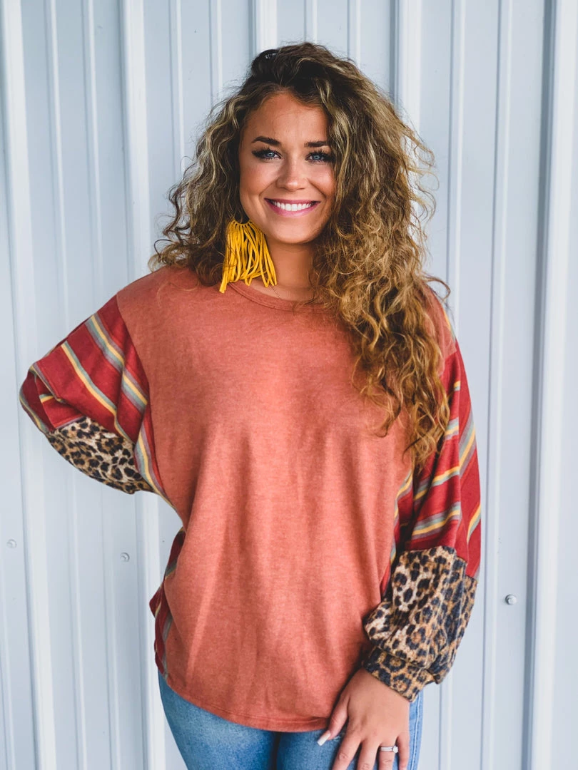 Lovely Melody Clearance The Tulia Topp In Rust 3 Lovely Melody Clearance The Tulia Topp In Rust