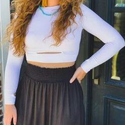 Dynamic Fashion Clothing The Waskom Top In White