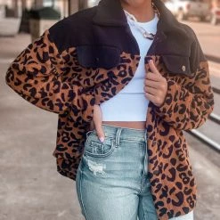 Gypsy Waltz Mathis Leopard Shacket Clothing