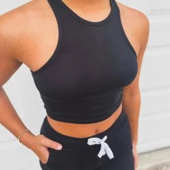 Capella SCREENBUSTER Ruched Two Piece Set In Black