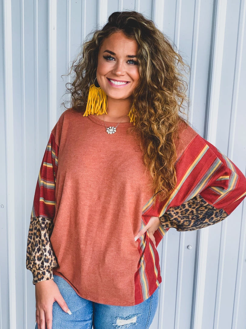 Lovely Melody Clearance The Tulia Topp In Rust 8 Lovely Melody Clearance The Tulia Topp In Rust