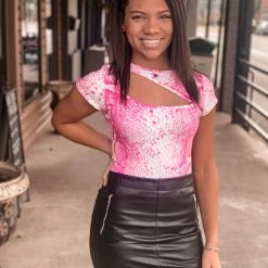 Gypsy Waltz Killeen Body Suit In Pink