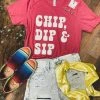 Gypsy Waltz Frisco Chip Dip & Sip Tee (S-2X) Clothing