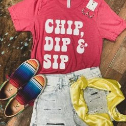 Gypsy Waltz Frisco Chip Dip & Sip Tee (S-2X) Clothing