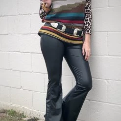 Cemi Ceri Clothing The Newton Leather Bell Bottoms (S-3x)