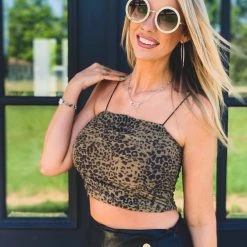 Heart & Hips Clearance The San Leon Crop Topp 20 Heart & Hips Clearance The San Leon Crop Topp