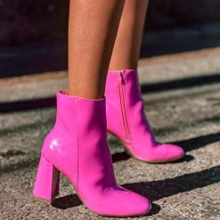 Gypsy Waltz Shoes Bay City Boots In Pink