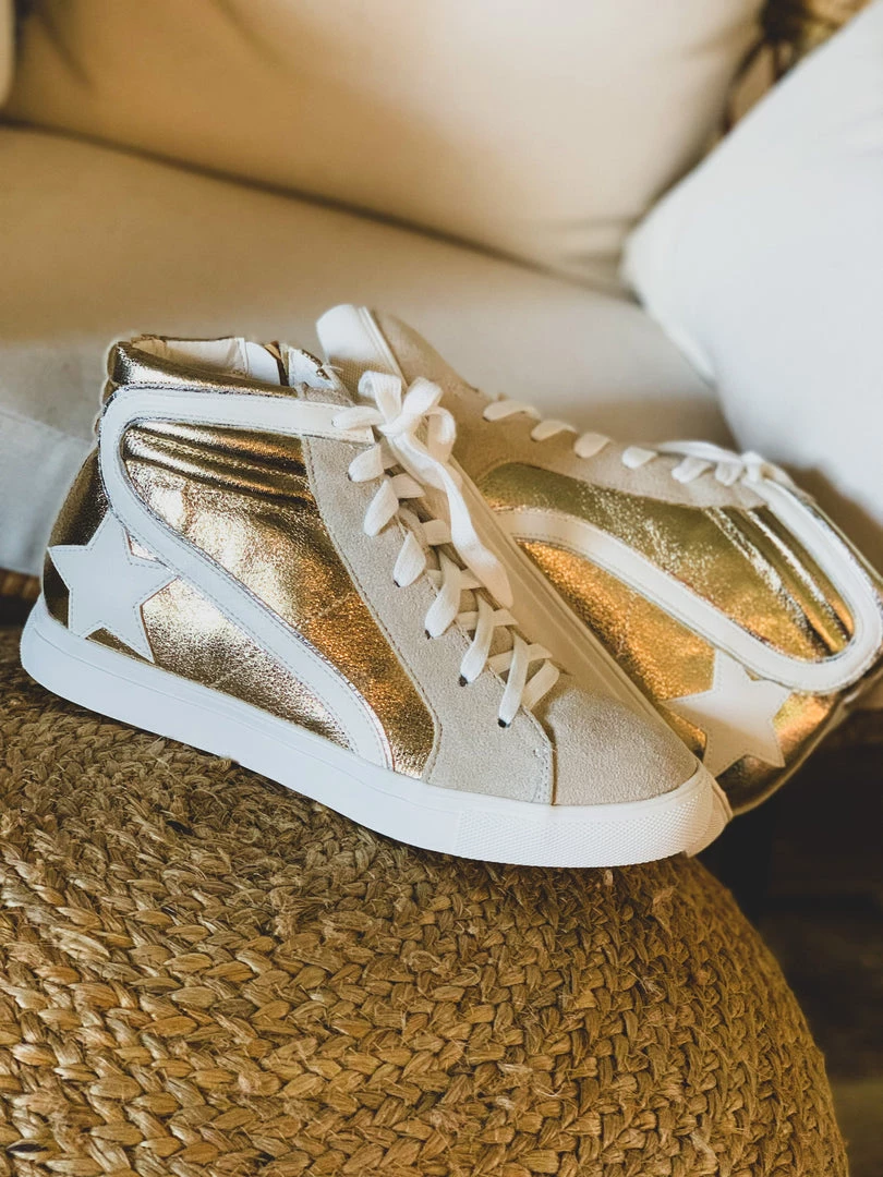 Verona Collection The Star Harbor Sneaker In Gold (7-11) Shoes 8 Verona Collection The Star Harbor Sneaker In Gold (7-11) Shoes