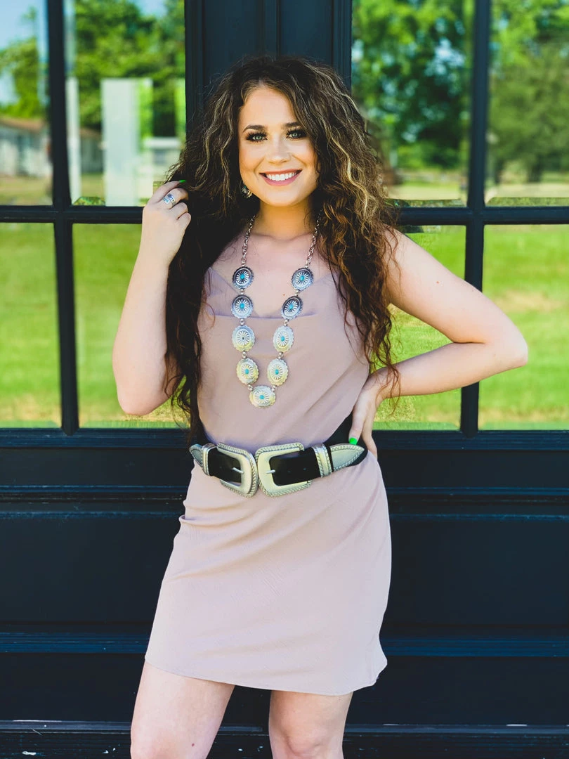 Timing Teague Dresss In Tan - FINAL SALE 9 Timing Teague Dresss In Tan - FINAL SALE