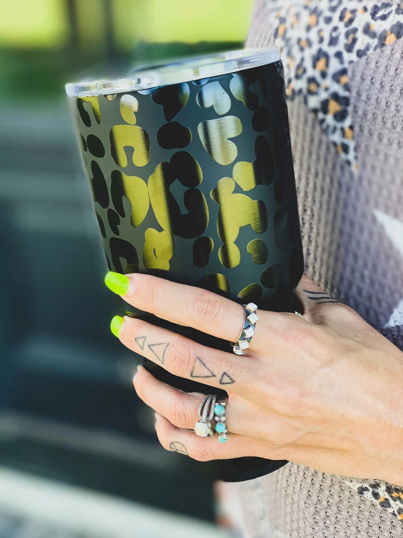 Gypsy Waltz SCREENBUSTER 30 OZ Leopard Tumbler 6 Gypsy Waltz SCREENBUSTER 30 OZ Leopard Tumbler