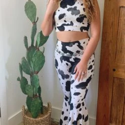 Phil Love Clothing The Annetta Two Piece Set In Black