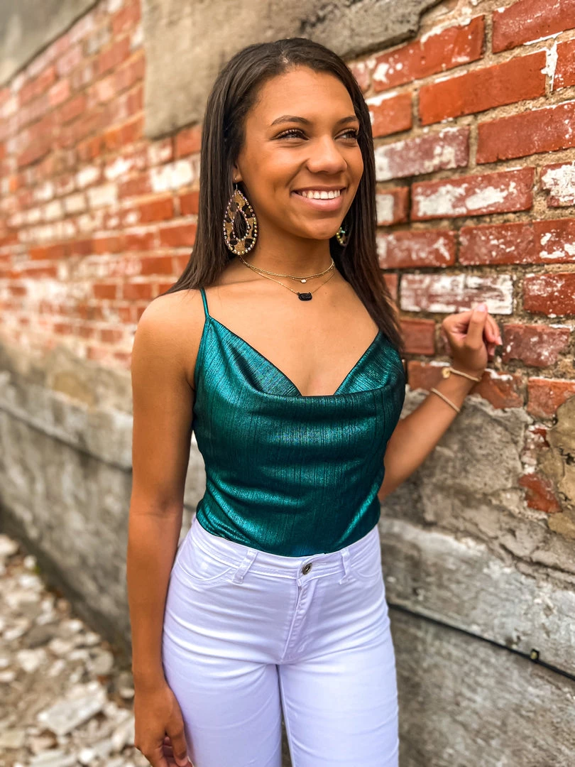 Gypsy Waltz Hedley Shimmer Body Suit In Teal 4 Gypsy Waltz Hedley Shimmer Body Suit In Teal